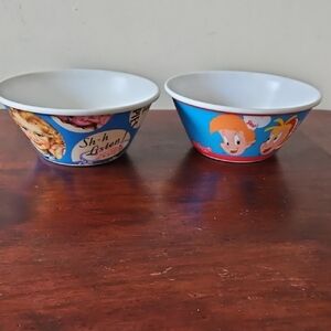 Vintage Kelloggs Rice Crispies Cereal Bowls (2)